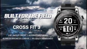 NORTH EDGE CROSS FIT 3 ORIGINAL GPS JAM PRIA JAM HIKING SMARTWATCH