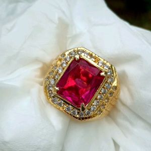 CINCIN BATU RED TOPAS MEWAH DAN ELEGAN