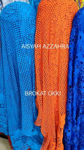 Kain BROKAT OKKI/PRADA/BROKAT TEBAL(harga tertera per ½m/50cm)