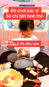 [LOẠI 36 CHI TIẾT] Đồ chơi nhập vai bác sĩ cao cấp cho bé phiên bản thỏ NaNa mẫu mới nhất 2023