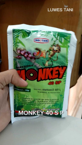 MONKEY 100GR INSEKTISIDA 40SP Bahan Aktif Metomil 40%