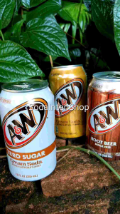 A&W Root Beer A&W Cream Soda Zero Sugar 12 fl oz. (355ml.) Aw Cream Soda ราคา - Lazada