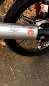 KNALPOT FIZ R ORIGINAL DPL RACING EXHAUST FUL PRES PREMIUM SLINCER ALUMUNIUM