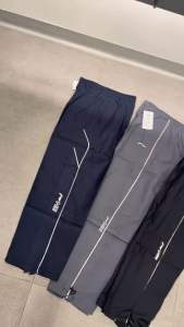 กางเกงผ้าร่มสปอร์ต Mordern ใส่ได้สองสไตล์ ดีไซน์คาดเส้น เงาสวย กันน้ำ แห้งไว ใส่สบาย