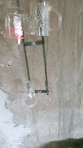 Rak Penyimpanan Gelas Tiga Susun & Rak Tempat Gelas Besi Tempel Dinding Murah