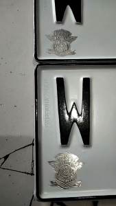 PLAT MOBIL.FON BARU 1PASANG DEPAN BELAKANG