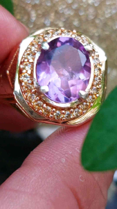 Cincin Batu Amethyst Natural: Cincin Elegan untuk Wanita