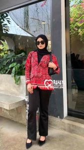 Blazer/jazz Tenun puak kumbu