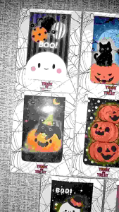 Halloween Theme Magnetic Bookmarks for Gifts and Giveaways