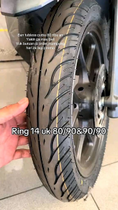 Ban Motor Tubeless Metic Ring 14 80 90 & 90 90 Ban DEPAN BELAKANG Honda Beat Vario Mio Scoopy Fino dll Second