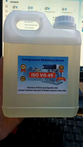 ISO VG46 KEMASAN ISI 1LITER OLI ROTARY SCREW