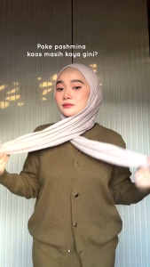 Hijab Pashmina Kaos Rayon: Desain Modern & Nyaman