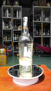Vỏ Chai Ngoại Zacapa 23 Thủy Tinh Mới Đẹp Trang Trí Nhà Cửa.