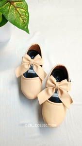 DSK C03- SEPATU ANAK PEREMPUAN FLAT SHOES USIA 4-9 TAHUN TERBARU MODEL PITA KOREA