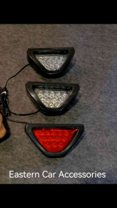 12 LED Triangle Rear Brake Lamp Third Brake Stop Tail Light Strobe Flash Stop Safety Lamp