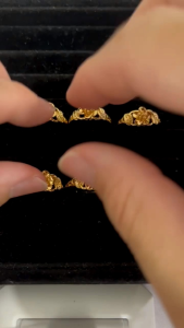 Cincin Warna Emas Boleh Laras Fashion Ring Adjustable Woman Gold Colour Ring