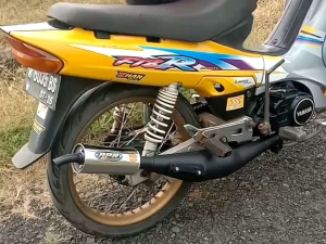 KNALPOT FIZ R FORCE 1 APR RACING MUFFLER FUL SIRIP