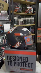 MT HELMET SIDEWAYS B5 MATT RED / BLACK