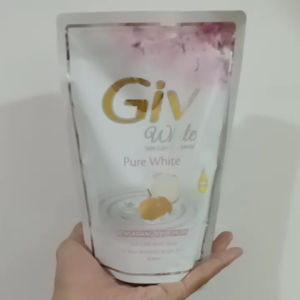 Giv White Sabun Mandi Cair Bengkoang Pouch 400ML