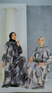 BISA COD /GAURIENA DRESS/NADHEERA LUXURY/DRESS MIDI/GAMIS MOTIF/GAURINA/GARINA/LEBARAN/KONDANGAN/MUSLIM