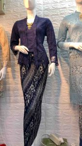 A.C> Kebaya Kutubaru tulleTunik / Tunik Tulle /Kebaya Modern / Kebaya tile / Kebaya Kutubaru / Batik Couple