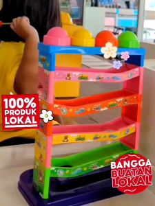 Mainan Edukasi Pukul Palu Bola dengan Lintasan Pound A Ball
