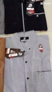 Kemeja Formal Pria Lengan Pendek Best Seller 2026 dengan Aksen Hitam dan Label DB