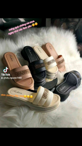 dép nhựa nữ bảng ngang thời trang mẫu mới