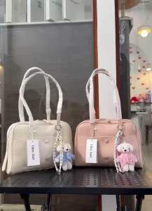 Túi Tote Chi02 Kèm Charm Gấu Size 32cm (Auth Tuồn)