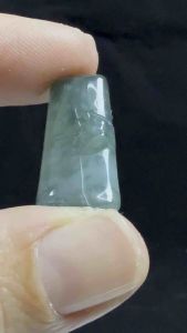 (Real Unit) [Certificate] A Grade Jadeite Natural Jade Mini Bean-1g [证书]天然A货翡翠小豆1g+-(S/n: 2230716)