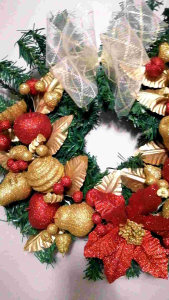 Christmas decor Wreath Traditional 20" Diameter