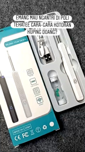 Kamera Endoskopi Pembersih Telinga Korek Kuping Camera Endoscope HD WiFi NE6 Wireless