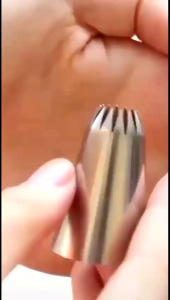 Spuit & Cetakan Semprit Sagu Keju Stainless 3 Pcs