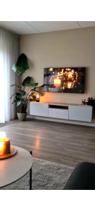 Rak tv gantung melayang minimalis uk 140*30*25