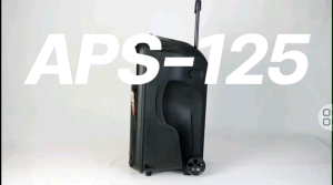 SHERMAN APS-125 ลำโพงบลูทูธ ล้อลาก พร้อมไมค์ ขนาด 12 นิ้ว กำลังขับ 70W