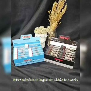 PENGHAPUS JOYKO PANJANG 6CM / PENGHAPUS JOYKO HITAM EB-30 / PENGHAPUS JOYKO PUTIH ER-30W / STIP JOYKO BESAR / JOYKO ERASER BLACK & WHITE / JER5812H13