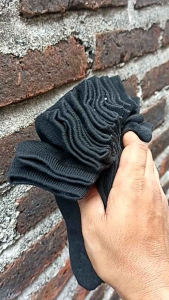3 Pasang Murah Kaos Kaki Mata Kaki Hitam Polos