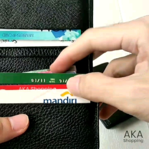 [DKL VR] Dompet Kartu CardHolder | Bahan Kulit Sapi
