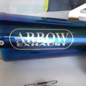 Knalpot Racing Arrow Blue & Slipon untuk Ninja250, CBR250RR, dan Motor Lainnya