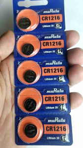 Baterai MURATA CR1216 3 VOLT ORIGINAL BATTERY LITHIUM COIN