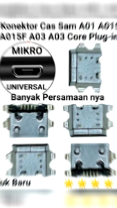 Konektor Cas Samsung Galaxy A01 A015 A015F A03 A03Core Plugn in Connector Charger Casan Smartphone