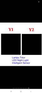 LDNIO Y1/Y2 LED Night Light Intelligent Sensor Touch Sensor Lampu Tidur Auto Motion Sensor