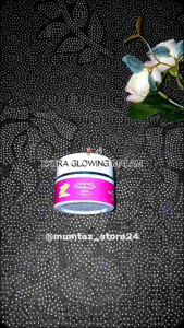 Cream Extra Glowing Malam (untuk Kulit susah putih) hitam kusam