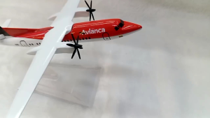 Avianca Fk50 Airplane Diecast Aircraft Model Toy Collection