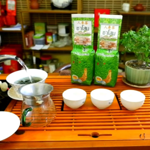 ชาโสม ชาโสมอู่หลง ออร์แกนิก น้ำหนัก 200g  人参乌龙茶