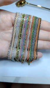 ［Ready Stock 现货］［Limited］1.5 Width Pearl Claw Chain Nail Rhinestone 3D Metal Silver AB Diamond Pearl Chain Can Be Cut DIY Charm Nail Art Decorations Accessory