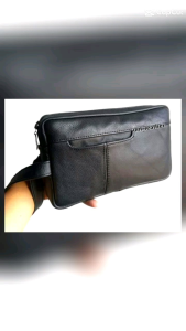 Clutch Handbag Pria Wanita Kulit Asli