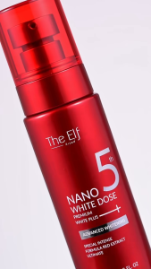 The Elf Nano White Dose Premium Serum Nano White Shower Gel 50x Brightening Serum 50x Shower Gel