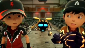 Topi Boboiboy kuasa Gentar terbaru bahan denim adem enak di pakai