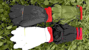 sarung tangan nilon putih gres sarung tangan nilon polos 1 pak 12 pasang